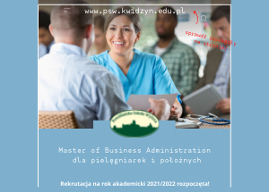 Executive Master of Business Administration (MBA) dla Pielęgniarek i Położnych