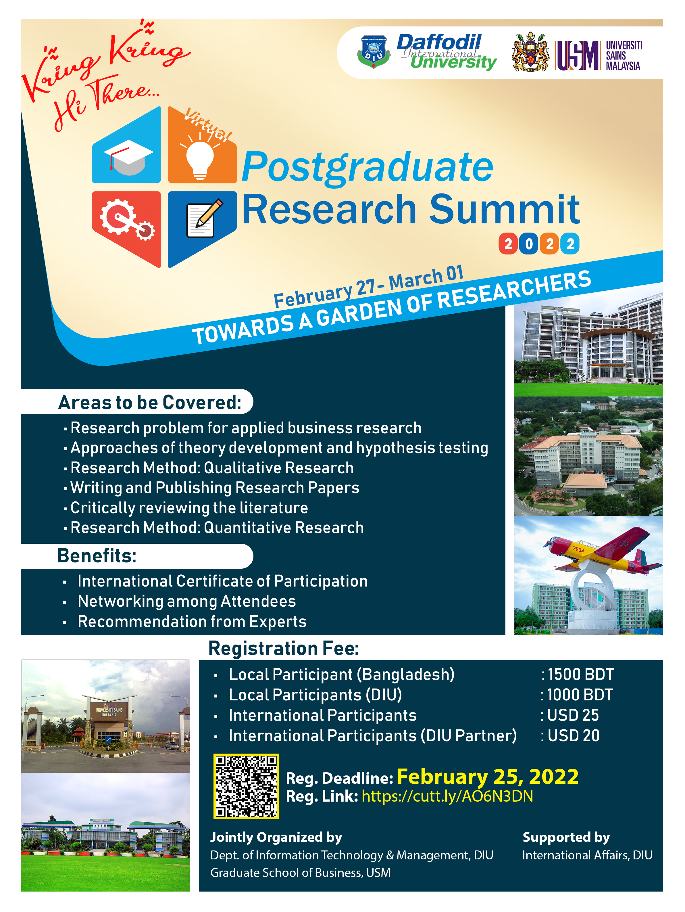 Virtual Postgraduate Research Summit 2022