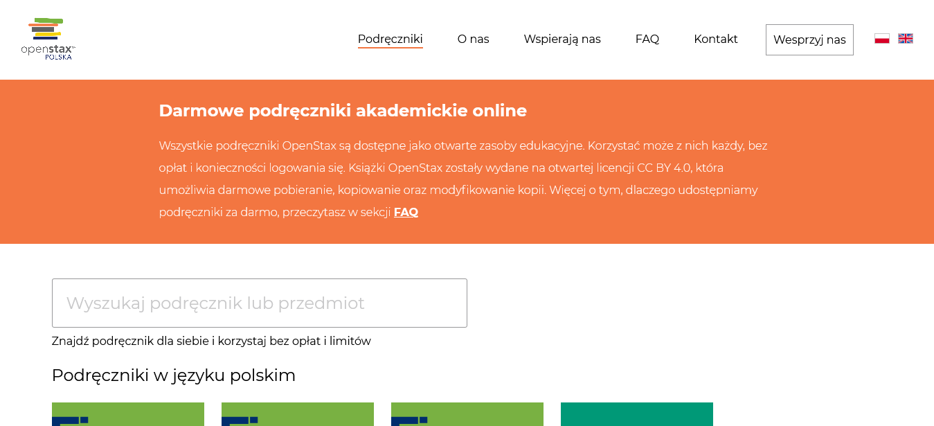 Screenshot 2021 07 27 at 15 48 02 Podręczniki akademickie Bez opłat OpenStax Poland