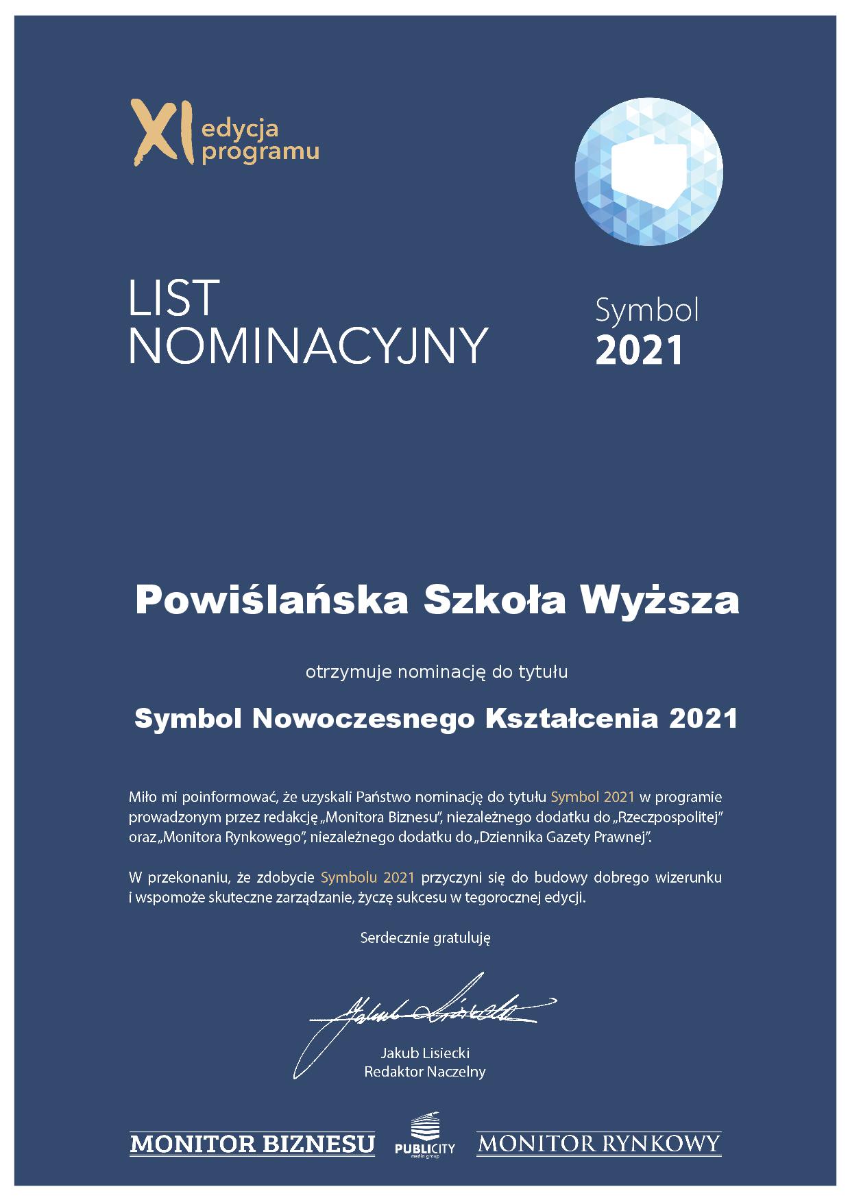 List nominacyjny - Powiślańska Szkoła Wyższa (1).jpg