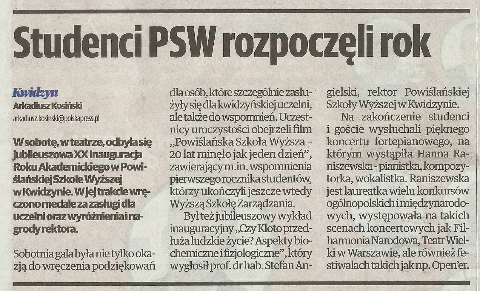 Kurier kwidzynski 19.10.2018