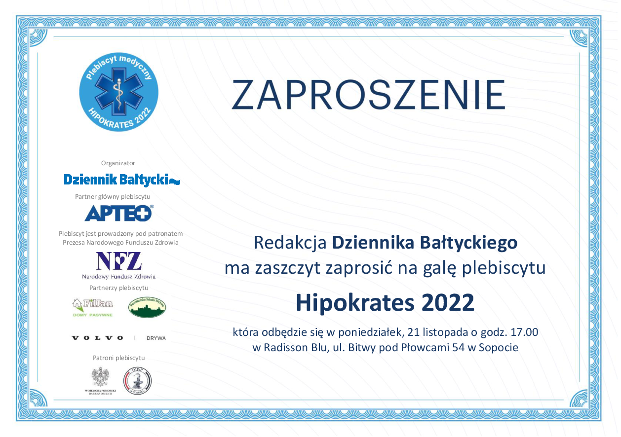 GDA Zaproszenie hipokrates