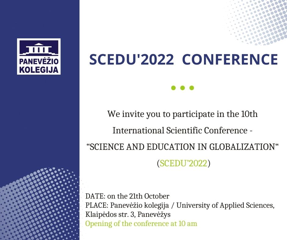 SCEDU'2022 invitation